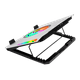 thumbnail image 2 of Base Enfriadora ACTECK FROOST EPIC BE670 Laptop 15.6 pulgadas Altura Ajustable 5 Fan 2xUSB LED AC-940764 plateado, 2 of 3