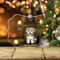 thumbnail image 3 of Happy Anniversary Havanese Celebrates Wedding Love Family Party Acrylic Benelux Ornament Havanese Dog Lover Gifts Idea Home Tree Decor - 01015, 3 of 4