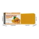 thumbnail image 3 of Pastilla de jabón de cúrcuma para rostro y cuerpo | Barra de cúrcuma limpiadora natural para la piel con aloe y té verde: ilumina, unifica el tono de la piel, desvanece las imperfecciones, hidrata, 3 of 9