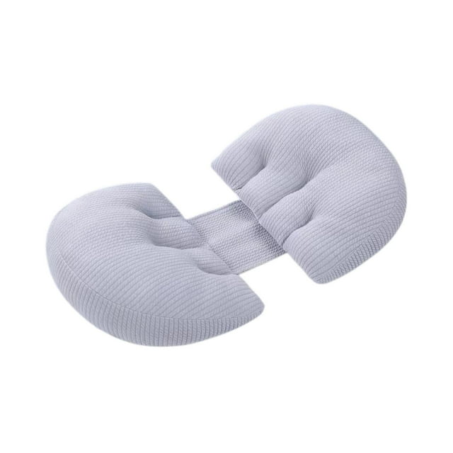 Almohada de embarazo Gloria para dormir gris suave y reparadora