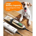 thumbnail image 3 of oneisall Dog Clippers and Paw Trimmer Kit 2 in 1 Low Noise Cordless Dog Clippers for Grooming Pet Hair Trimmers for Small and Large Dogs Cats Animals, 3 of 7
