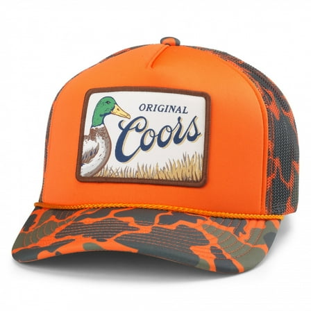 AMERICAN NEEDLE Unisex Coors Beer Mallard Foamy Adjustable Snapback Baseball Hat (24011A-COORS-ORG)