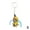 F, variant on Funny and Cute Banana Cat Keychain, Happy Banana Cat Pendant Keychain,Creative Cute Banana Cat Meme Keychain, for Backpacks Handbags for and Adults