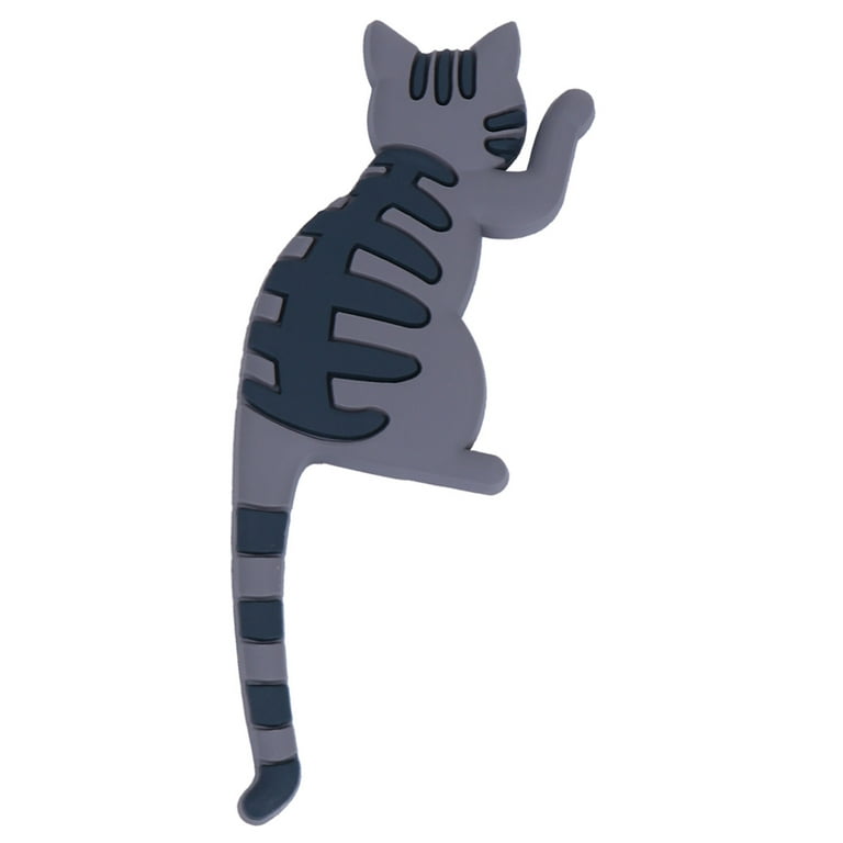 NUOLUX Cat Magnets Hooks Refrigeratorfridgetowel Magnet Butt Magnetic Key  Holder Animals