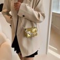thumbnail image 4 of Bolso Bandolera Bolso Bandolera Simple Para Mujer De Gran Capacidad Que Hace Punto A La Moda (Dorado) Sywqhk Para Estrenar, 4 of 6