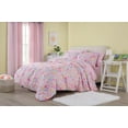 thumbnail image 3 of Your Zone 7 Piece Pink Wildflower Polyester Bedding Set for Girls, Full, 3 of 11