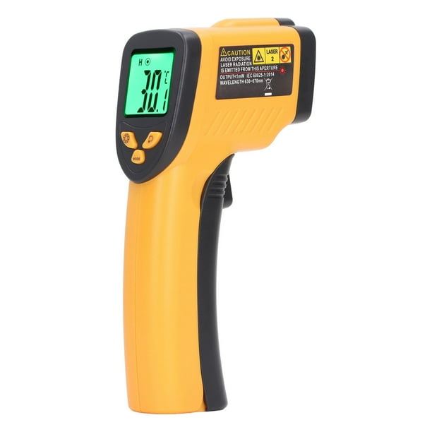 Termómetro de pistola IR, termómetro infrarrojo industrial, termómetro industrial LCD, pistola de temperatura portátil, valor inmejorable