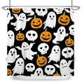 thumbnail image 6 of Tchckioa 72x72 Inch Shower Curtain,Privacy Protection Waterproof Hooks Bath Curtain for Bathtub,Halloween Ghost, 6 of 6