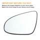 thumbnail image 3 of Reemplazo de vidrio de espejo retrovisor calefaccionado blanco del lado izquierdo para Citroen C1 2014-2022, 3 of 6