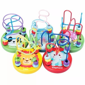  Montessori - Juguetes para bebés de 6 a 18 meses, mordedor,  bloques apilables, formas sensoriales y cubo de almacenamiento, diversión  para el baño infantil, regalos de juguete 4 en 1 para