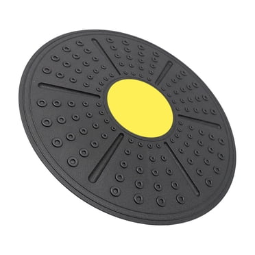 UPOUART Yellow Balance Board for Fitness Training with 360° Rotation and Adjustable 12°-20° Tilt, Premium PP Material
