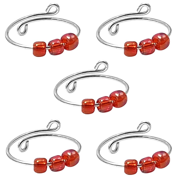 Anillos para mujer, regalos para mujer, espiral, cuentas giratorias, cuentas para la ansiedad, ideal para anillos de cuentas femeninos.