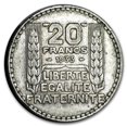 thumbnail image 2 of 1929-1939 France Silver 20 Francs Avg Circ (ASW .4372), 2 of 2