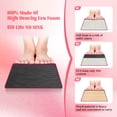 thumbnail image 5 of Olenyer 8FT Folding Balance Beam for Kids 3-12,Foldable Gymnastics Floor Beam-Extra Firm Suede Cover with Carry Bag for Home Wine Red, 5 of 7
