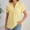Yellow, variant on Linen Button Down Shirts For Women Womens Summer Tops Cotton Boho Tops Peasant Tops For Women Gauze Shirts For Women Solid Color Work Blouses Boho Peasant Gauze Blouses Gauze Tunic Tops For Women