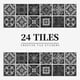 thumbnail image 1 of Azulejo nórdico 24 piezas pegatinas de pared autoadhesivas renovación decoración de pared sala de estar cocina y baño pegatinas de azulejos impermeables a prueba de aceite transfronterizos, 1 of 5