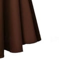 thumbnail image 6 of UTSJKR Unisex Adults Medieval Hooded Long Cape Cloak, Ribbon Tie Front Robe for Halloween Cosplay, Renaissance Fair, Role‑Play and Themed Costume Occasions Brown M, 6 of 6