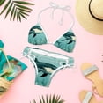 thumbnail image 6 of Whale Detachable Sponge Adjustable Strap Bikini Set Two-Pack Beachwear Scene Swimsuit, 6 of 6