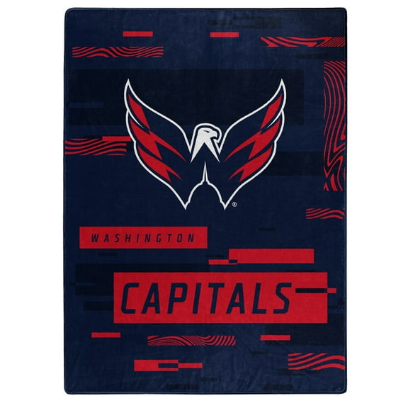The Northwest Group  Washington Capitals 50" x 60" Digitize Raschel Throw Blanket