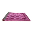 thumbnail image 2 of Ahgly Company Indoor Round Abstract Pink Modern Area Rugs, 6' Round, 2 of 4