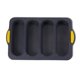 thumbnail image 4 of Molde de silicona para Pan Wosthever Molde antiadherente para Hotdog sartén para cocinar DIY bandeja para hornear gris claro, 4 of 6