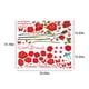 thumbnail image 3 of Ganfancp Día de San Valentín Ventana Clings Pegatinas Corazón Ventana Calcomanías Amor Corazón Ventana Decoración para El Hogar Aniversario de Boda Fiesta Suministros Tienda Escaparate de Cristal de, 3 of 7