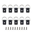 thumbnail image 1 of Marine 10pcs Canoa Kayak De Acero Inoxidable D-Ring Fishing Rigging W / Tornillos Sunnimix Anillo D para aparejo de pesca en bote, 1 of 8