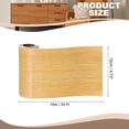 thumbnail image 2 of Uxcell Wood Grain Tape 4.72" x 33Ft Wood Grain Repair Tape Wood Colored Tape Repair Patch American Oak, 2 of 7