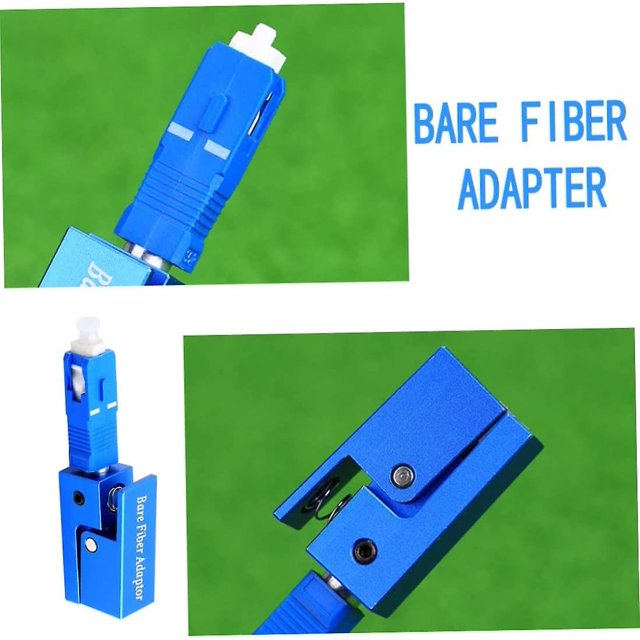 Adaptador de fibra desnuda Sc conector rápido de fibra óptica cuadrada para Ftth Catv Patch Panel Server Rack 1pc ZefeiWu 8390614032002