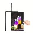 thumbnail image 1 of OYKSHDF Wall Mounted LED Menu Light Box, 3D Slim Snap Frame Light Box Billboard, Restaurant Coffee Beverage Shop Display Board Sign, With Telescopic, 1 of 7