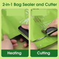 thumbnail image 4 of Bag Sealer Mini, 2 in 1 Bag Sealer Heat Sealer with Cutter, 4 of 5