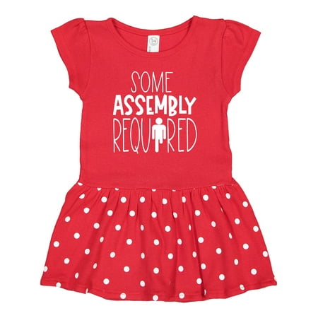 

Inktastic Some Assembly Required Left Leg Amputee Gift Baby Girl Dress