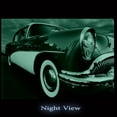 thumbnail image 2 of Startonight Canvas Wall Art Retro Car Burgundy USA Design for Home Decor, Illuminated Painting Modern Canvas Artwork Framed Ready to Hang Medium 23.62 X 35.43 inch, 2 of 4