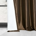 thumbnail image 6 of Copper Brown Grommet Blackout Faux Silk Taffeta Curtain (1 Panel), Copper Brown, 50W X 108L, 6 of 7