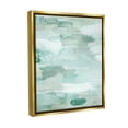 thumbnail image 4 of Stupell Industries Horizontal Green Strokes Abstract Painting Gold Floater Framed Canvas Art Print Wall Art, 17 x 21, 4 of 10