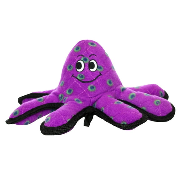 Tuffy Ocean Creature Small Octopus Durable Plush Squeaky Dog Toy