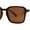 All Brown, variant on Polarized Mens Retro Rectangle Keyhole Plastic Hipster Sunglasses Tortoise Green