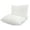 Gusset White, variant on ROYALE LINENS Pillows Queen Size Set of 2 -Bed Pillow for Sleeping -Cooling Pillow for Back, Stomach or Side Sleepers -Down Alternative Queen Pillows -Hotel Quality (20x30 Inches, Pack of 2)
