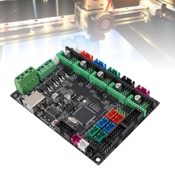 3D Printer Control Board, Easy Connection 3D Printer Motherboard PCB Metal for A4988