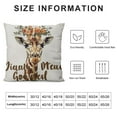 thumbnail image 5 of Giraffe Pillow Covers,Funny Giraffe Pillow Covers Frogs Decor Throw Pillow Covers,Giraffe Gifts for Giraffe Lovers Women,Giraffe Gifts, 5 of 5