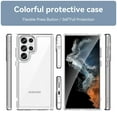 thumbnail image 2 of Dteck for Samsung Galaxy S25 Ultra Slim Clear Back Case, Shockproof Lightweight Crystal Transparent Acrylic Back Soft TPU Rubber Bumper Hybrid Case, Clear, 2 of 7