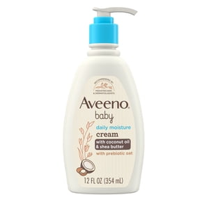 Aveeno Baby Daily Moisturizing Cream with Prebiotic Oat, 12 fl oz