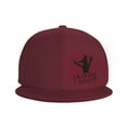 thumbnail image 2 of ZICANCN 1968 Slogan Poster Black Baseball Caps, Trucker Hats for Men And Women, Adjustable Breathable Flat Caps, Dark Red, 2 of 8