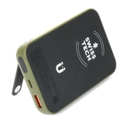 Swiss Tech Portable Power Bank, 10000mAh, Wireless Charging, Magnetic Attachment, Fast Charge Compatible