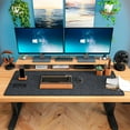 thumbnail image 3 of BREENHILL Felt Desk Pad, 36" x 15.75" Dark Gray Large Anti-slip Desk Mat Mouse Pad Keyboard Mat for Office Home, 3 of 5