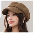 thumbnail image 3 of CoCopeaunt Women Newsboy Caps Trendy Casual Visor Beret Hat Retro Vintage Cabbie Hat for Ladies Girls, 3 of 6