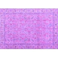 thumbnail image 1 of Ahgly Company Indoor Rectangle Abstract Purple Contemporary Area Rugs, 2' x 5', 1 of 4