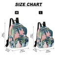 thumbnail image 2 of FORMRS Mini Backpack Purse for Women Quilted Travel Daypack Casual Shoulder Bag, Pink Flowers, 2 of 7