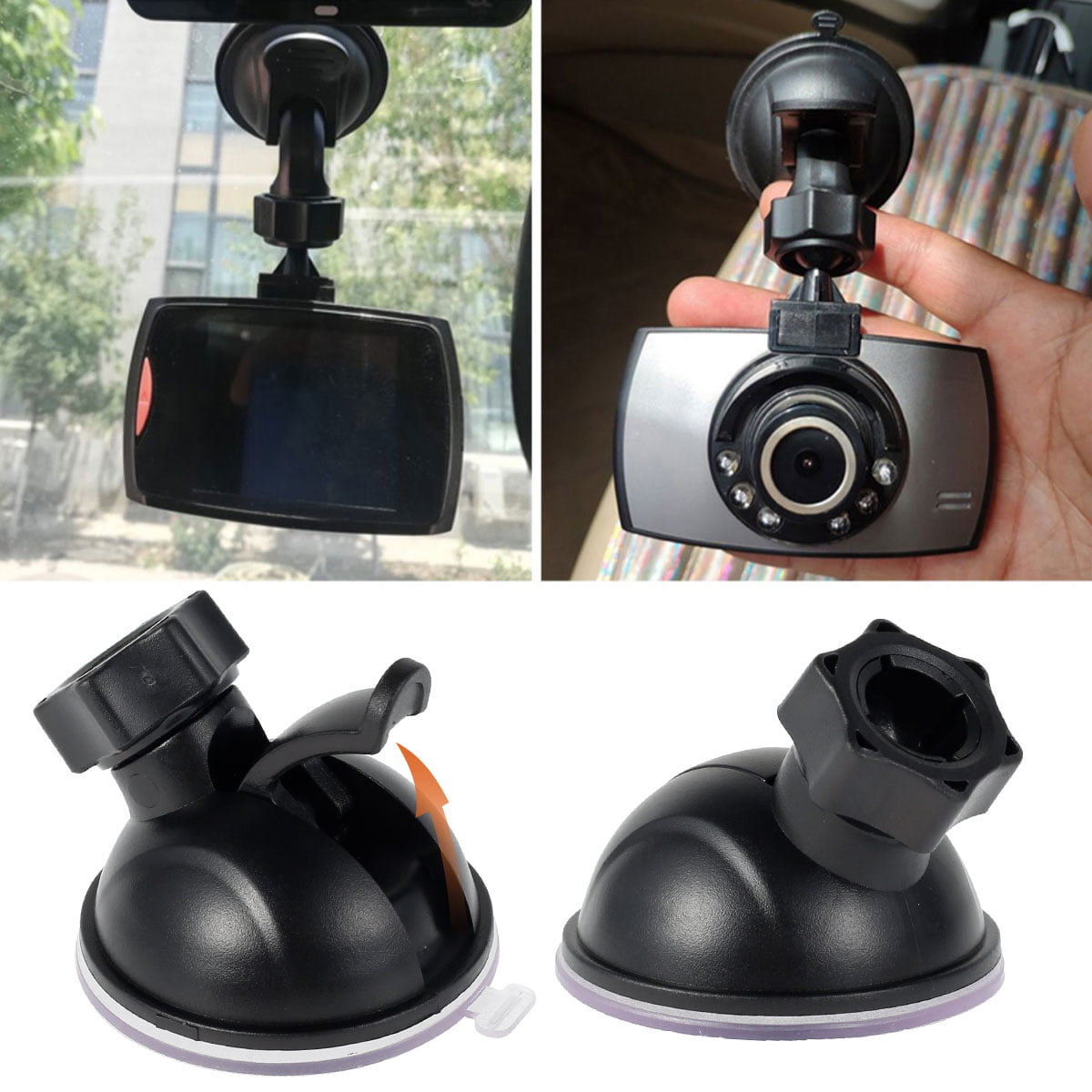 Windshield Suction Cup Mount/Holder for Xiaomi Yi Car Dash Cam DVR Video Camera 