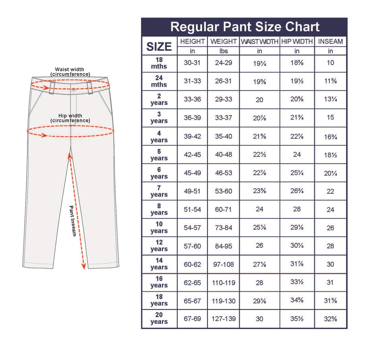 Kids Pants Size Shop, SAVE 52% - piv-phuket.com